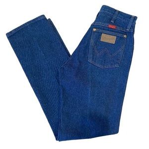 Dark Blue Denim Wrangler Jeans